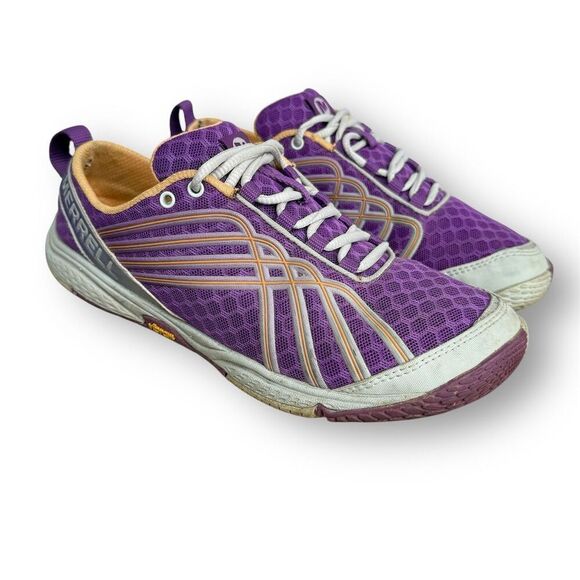 Merrell Women's Athletic Shoes Purple Size 7 Vibram Soles Trail Running - Picture 6 of 13